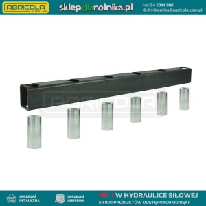 Belka do krokodyla górna 1020mm w zestawie z tulejami do zębów górnych wygiętych dł. 680mm