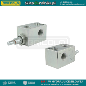 Zawór VMPP przelewowy z regulacją gwinty: 3/4" przepływ: 120L/min ciśnienie: 50-400bar