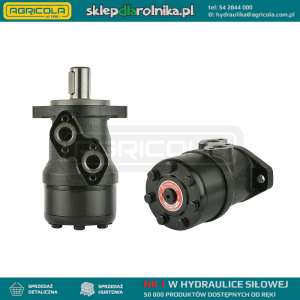 Silnik hydrauliczny BMR chłonność: 200cm3/obr obroty: 300obr/min z pogrubionym wałkiem 32mm