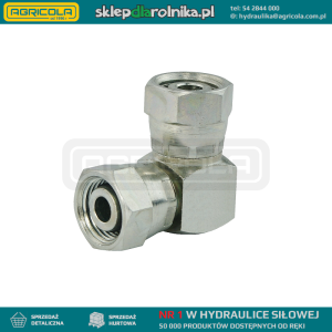 Złącze hydrauliczne kątowe typu: AA gwinty: M30x2 - M30x2