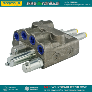 Rozdzielacz hydrauliczny z sekcją pływającą i wyjściem LS sterowany linkami do ładowacza czołowego